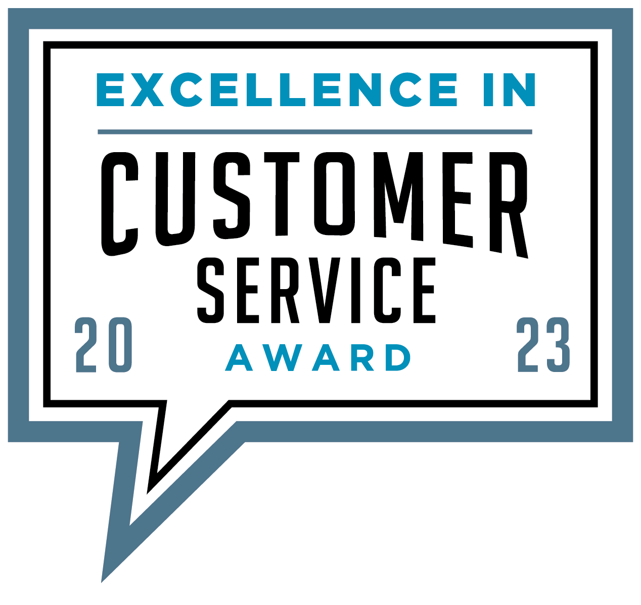 Excellence in customer service award 2023
